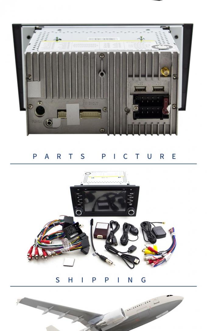 A6를 위한 인조 인간 8.0 차 Audi 차 DVD 플레이어 Canbus Gps 후방 사진기 입체 음향