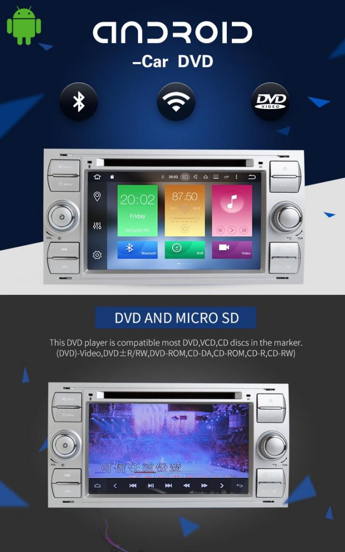 차 입체 음향 포드 멀티미디어 Dvd 체계, 라디오 조율사 포드 초점 DVD 플레이어