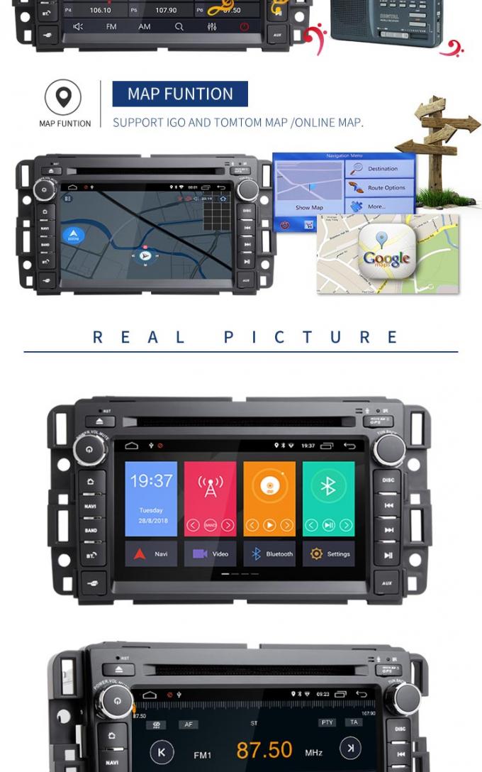 GPS 항법 안드로이드 라디오 차 입체 음향, Buick 차 두 배 소음 DVD 플레이어 갖춰진 거울 연결